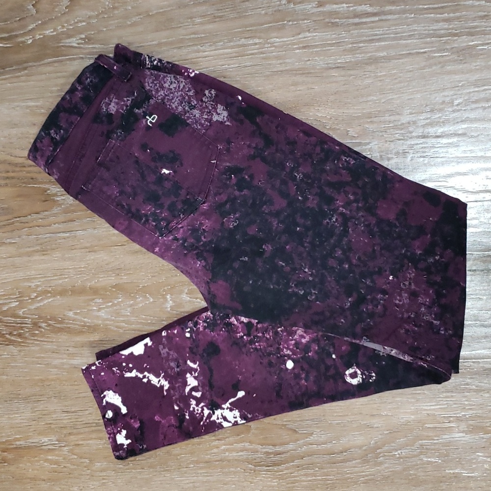 (28W) rag & bone Made in the U.S.A Jeggings in Galaxy Print Skinny Stretch